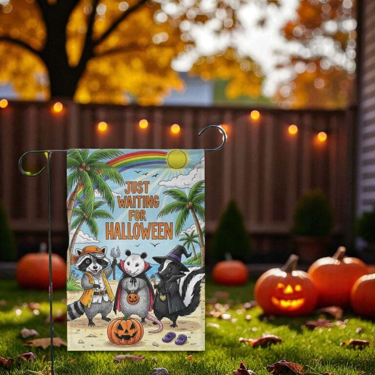 Summerween Garden Flag Halloween Yard Decor Durable Outdoor Flag