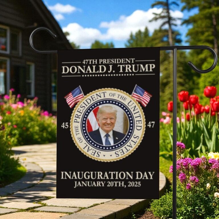 Trump Inauguration Garden Flag, JD Vance Lawn Flag