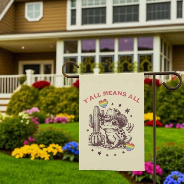 Y'All Means All LGBTQ Flag - Durable Gay Rights Garden Flag