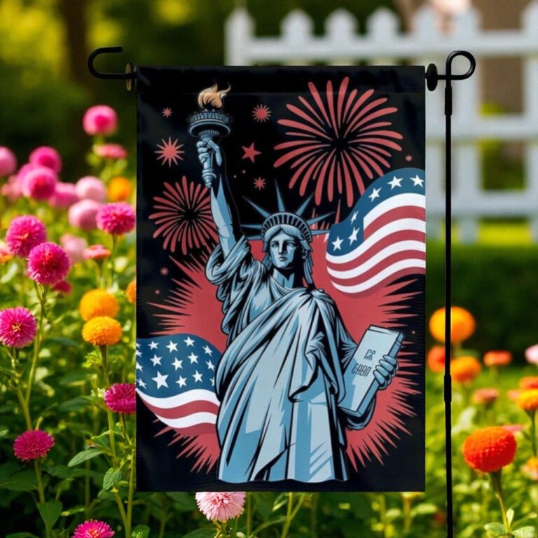 4th of July Garden Flag, Patriotic Yard Decoration