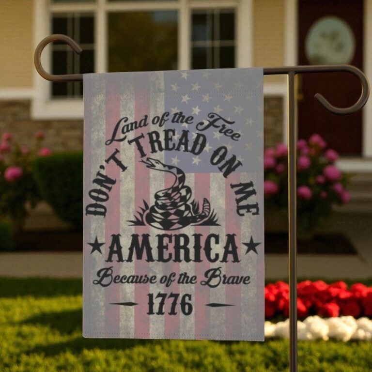 Don't Tread on Me Flag, American Garden Banner