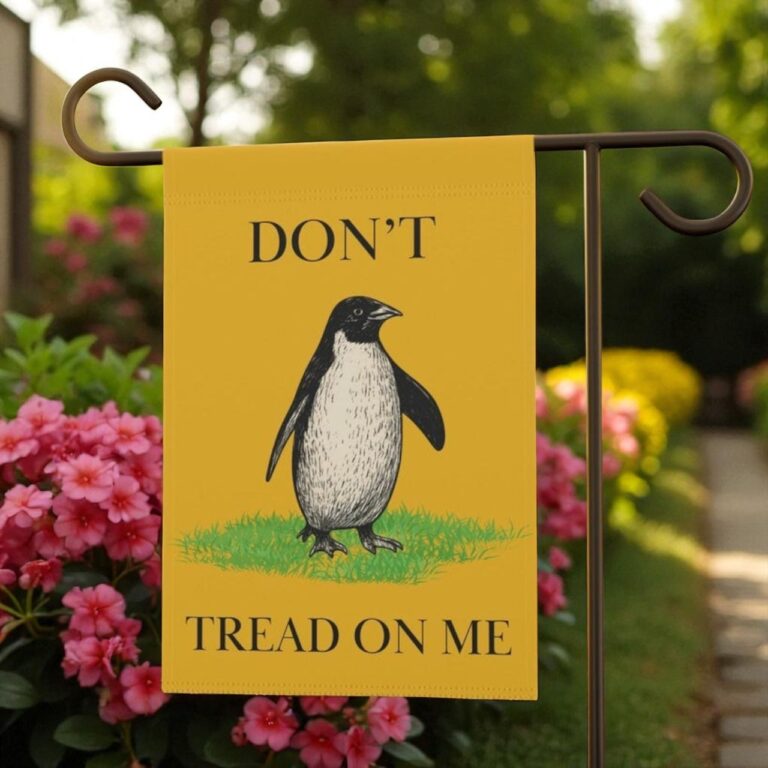 Don’t Tread On Me Flag, Anti Trump Protest Sign