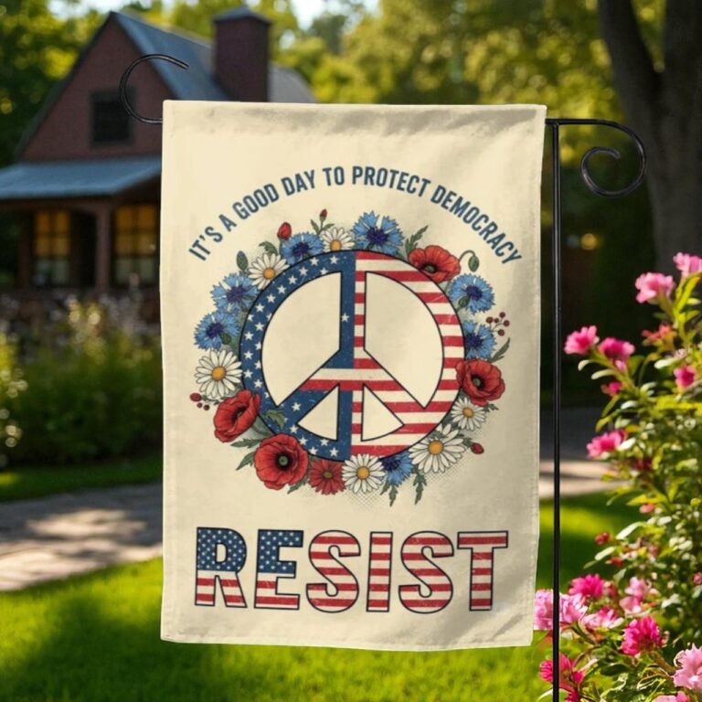 Hippie Garden Flag, Feminist Pro Choice Banner