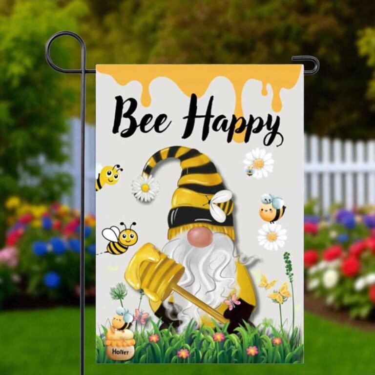 Gnome Garden Flag for Spring & Summer Yard Decor