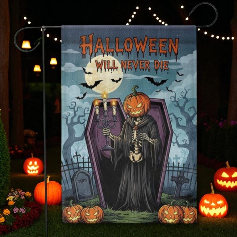 Halloween Garden Flag, Spooky Fall Yard Decor
