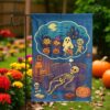 Halloween Garden Flag, Spooky Outdoor Decor