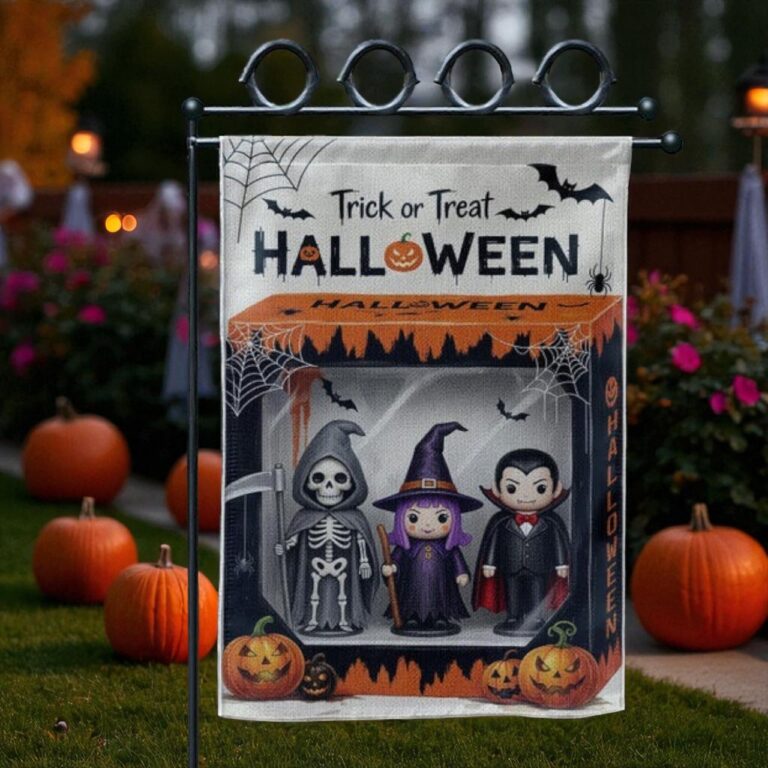Halloween Garden Flag, Spooky Yard Decor