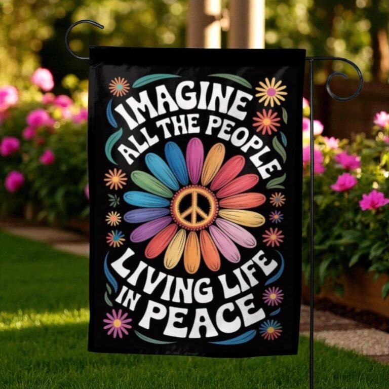 Peace Flag, Decorative Yard and Garden Flag