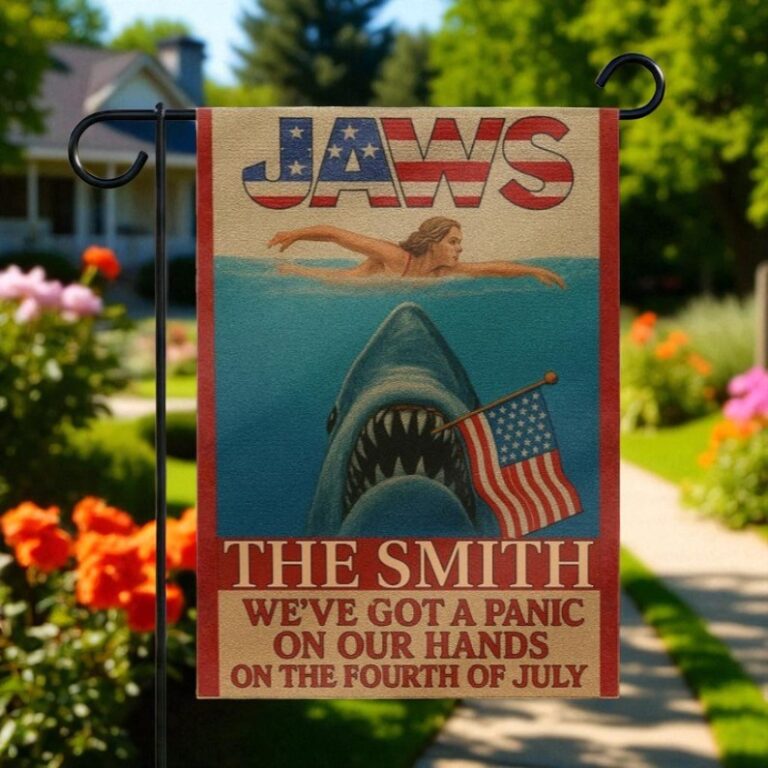 Personalized Fourth of July Garden Flag, Patriotic Decor Flag