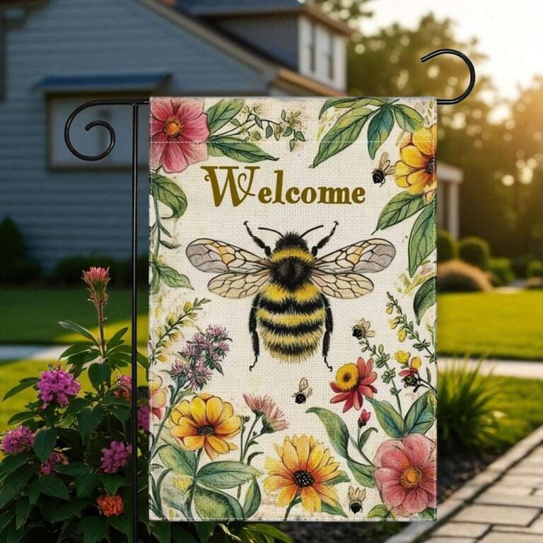 Summer Garden Flag Colorful Floral Yard Decor Outdoor