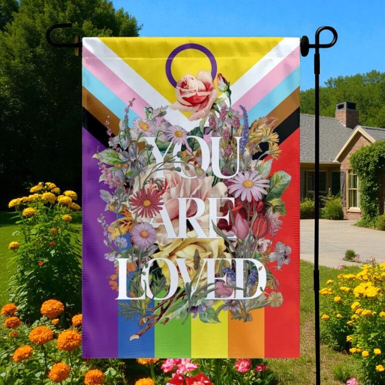 You Are Loved Pride Flag, LGBTQ Rainbow Flag